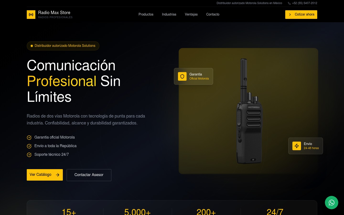 RadioMax Store — project screenshot